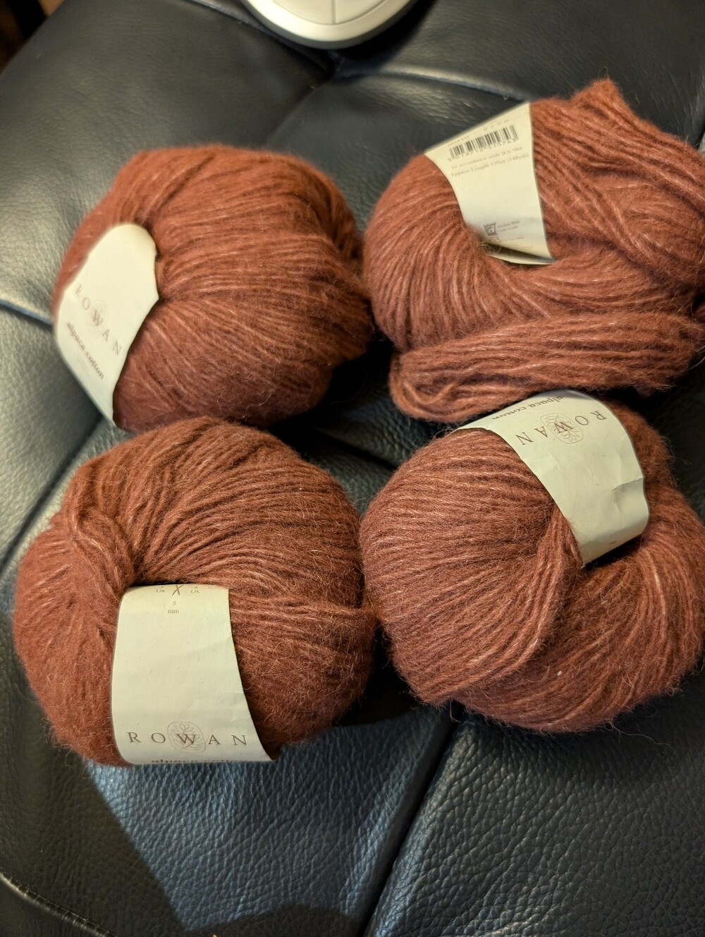 Rowan Soft Yarn - Terracotta Brown (4 Balls)